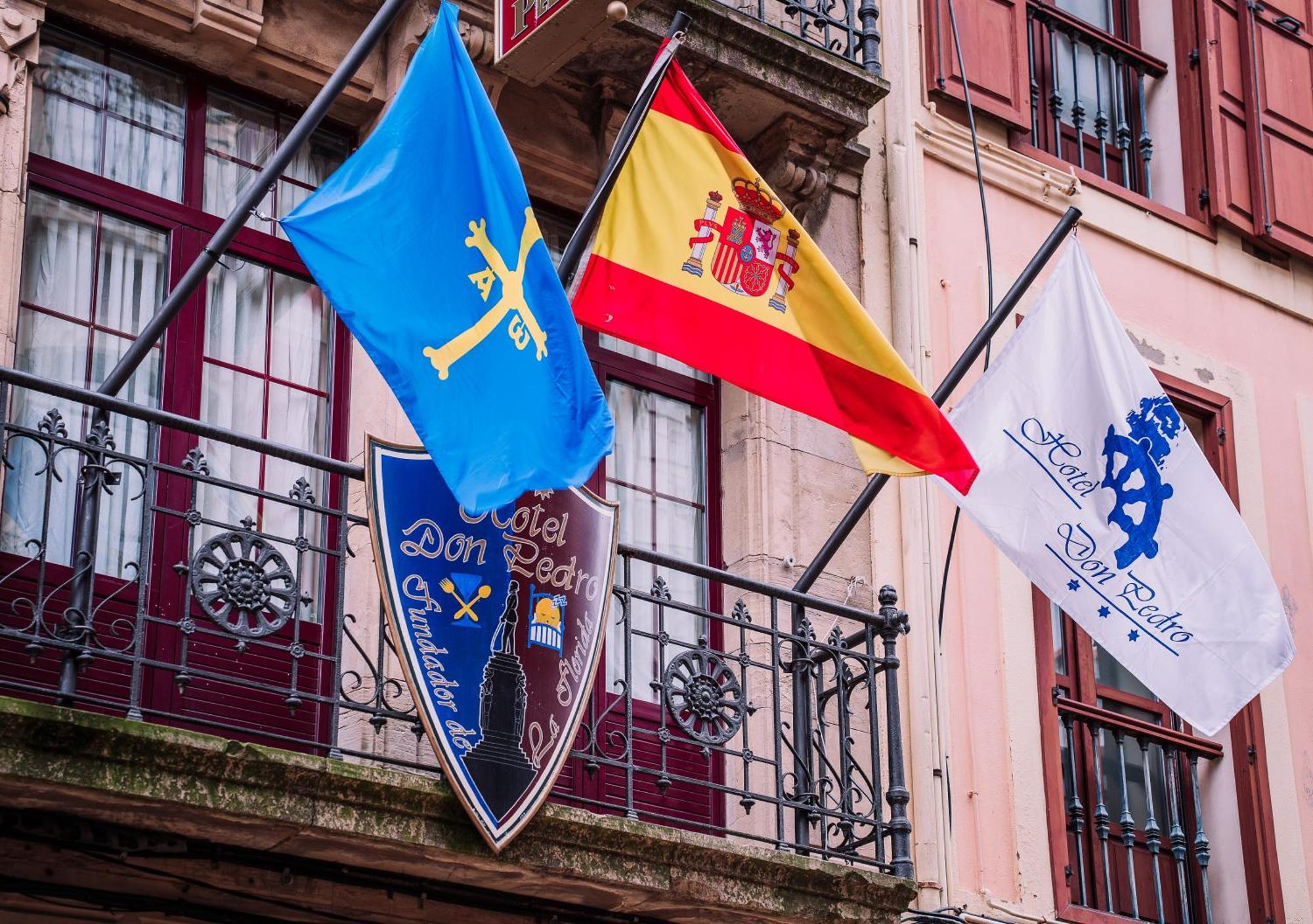 Don Pedro Hotel Aviles Luaran gambar
